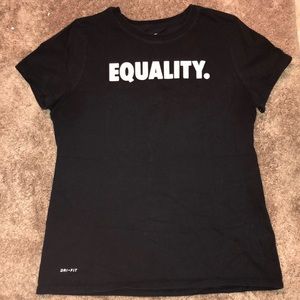 Girls dri-fit EQUALITY shirt